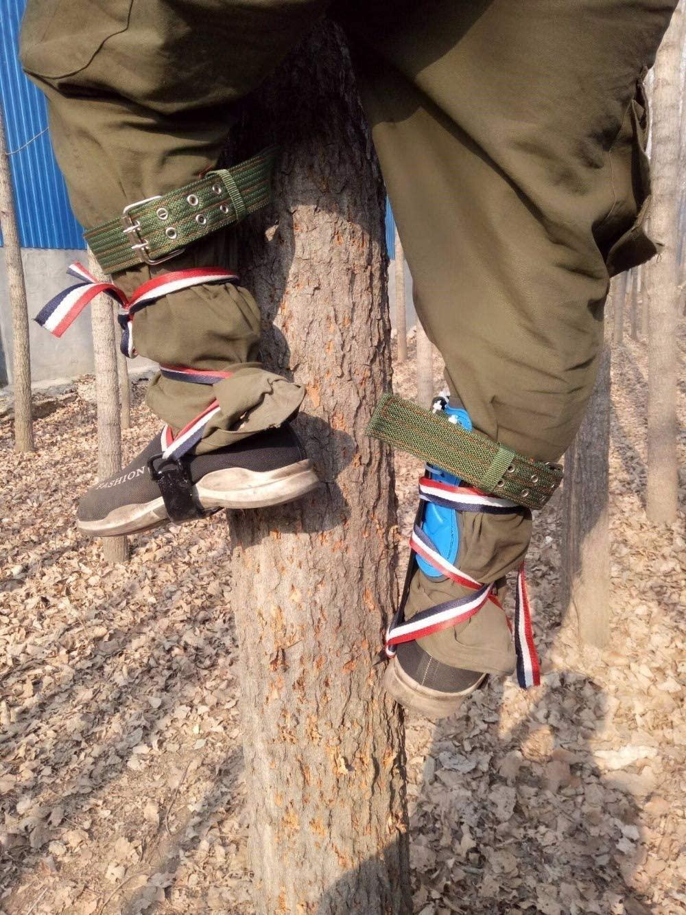 zaizai Tree Climbing Tool, Thickened Non-Slip Climbing Spikes, Thickened Pedal with 45 Carbon Steel Structures and Sharp Claws for Hunting Observation, for PicFruits