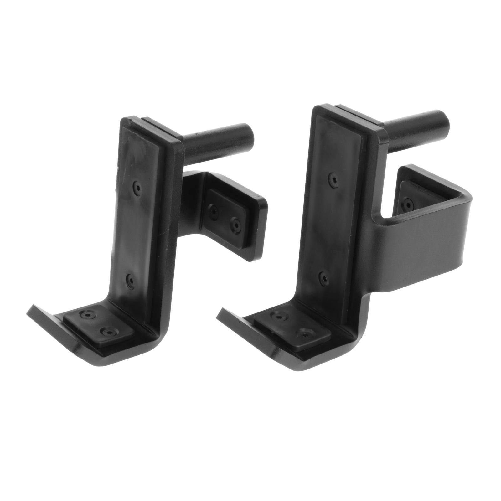 Barbell J Hook Fitness 2x2/3x3 Power Rack J-Cup Hanger Clips 60x25mm