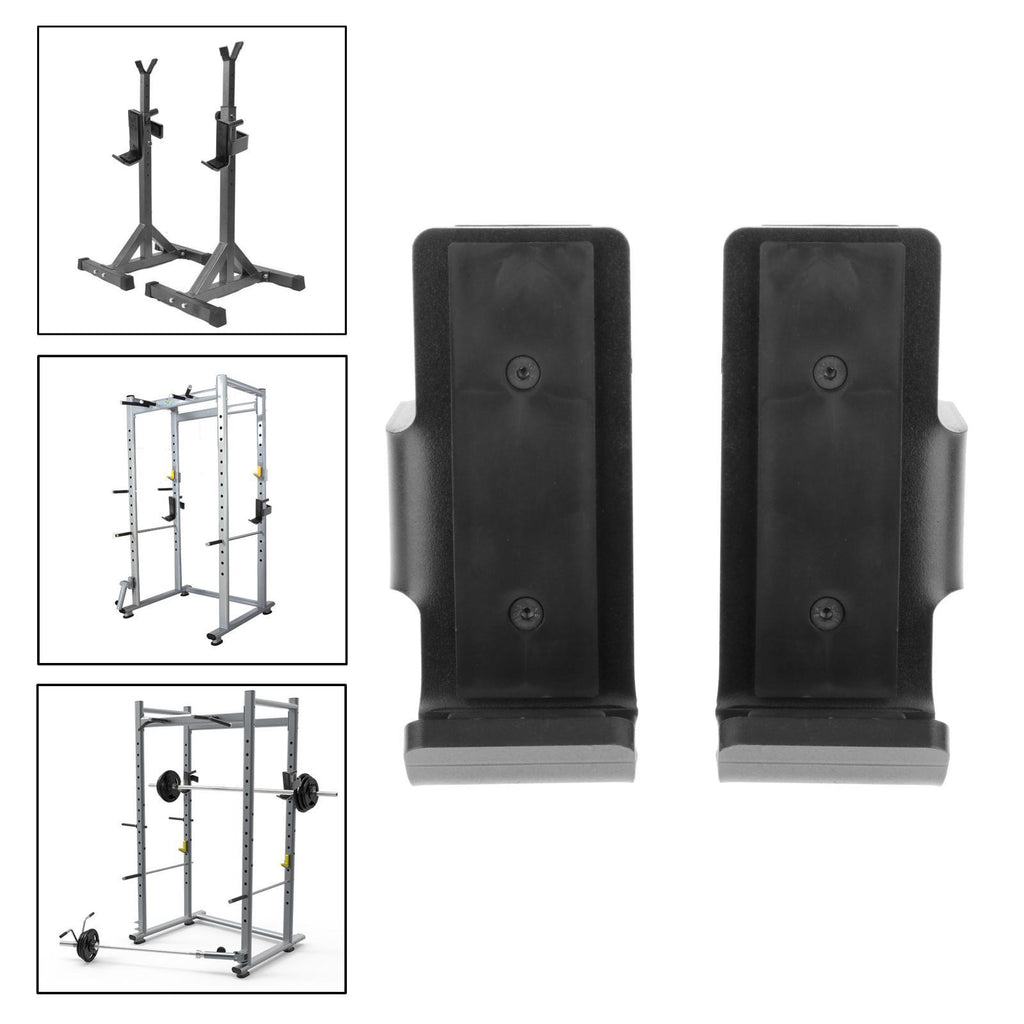 Barbell J Hook Fitness 2x2/3x3 Power Rack J-Cup Hanger Clips 60x25mm
