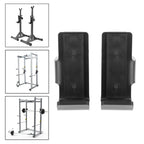 Barbell J Hook Fitness 2x2/3x3 Power Rack J-Cup Hanger Clips 60x25mm