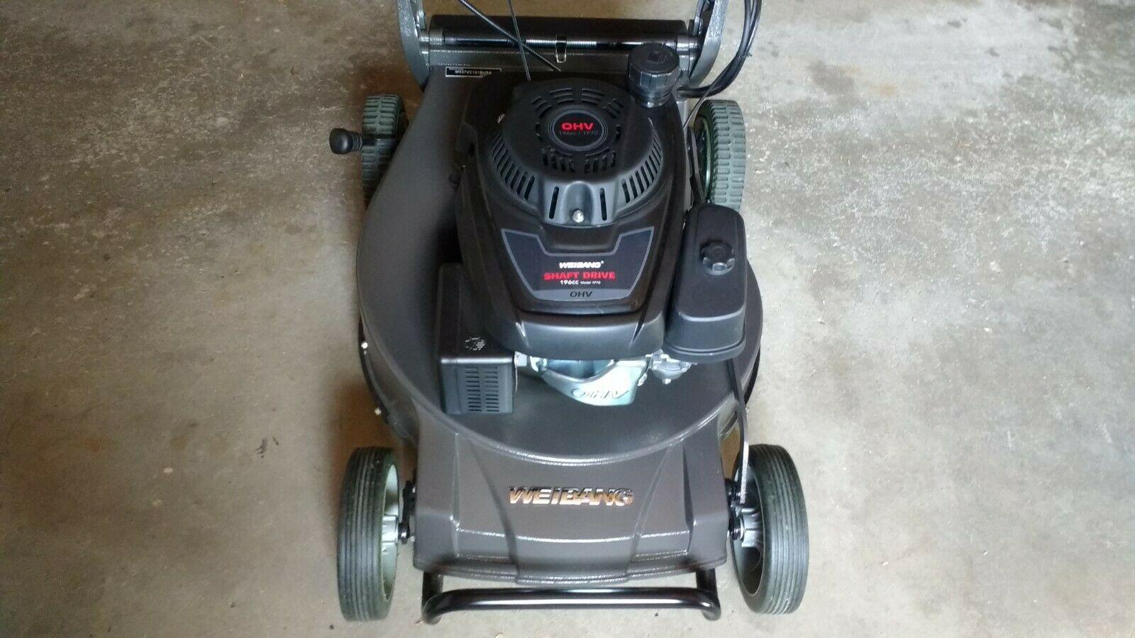 Weibang SD PRO commercial grade lawn mower.