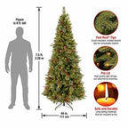 National Tree Company 'Feel Real lit Artificial Christmas Tree Includes Pre-s...