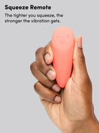 We-Vibe Chorus  App and Remote Controlled Rechargeable Couple's Vibrator, Orange | Orange