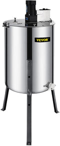 bestequip electric honey extractor separator 4 frame bee extractor stainless steel honeycomb spinner crank. beekeeping extraction apiary centrifuge equipment