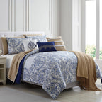 Andria 10 Piece Size Reversible Comforter and Coverlet Set The Urban, Multicolor