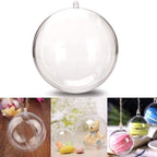 LINFEIKLJ 2020 Christmas Hanging Ball Giant Shatterproof Clear Plastic Christmas Ball Ornaments Fillable Christmas Decorations Tree Balls Party Decoration (Size : 40cm)