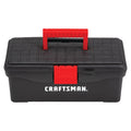 Tool Box, Lockable, 13 in., Red/Black (CMST13004)