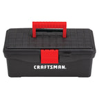 Tool Box, Lockable, 13 in., Red/Black (CMST13004)