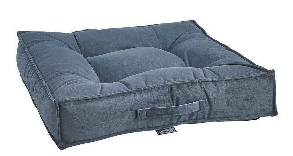 Bowsers Harbour Blue Microvelvet Piazza Pet Dog Bed