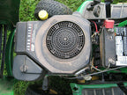 john deere LT155 lawn tractor with bagging system 15hp kohler cv15s riding mower