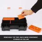 Hardware & Parts Organizers, 4 Piece Set Toolbox, Compartment Small Parts Organizer, Versatile and Durable StoraTool Box