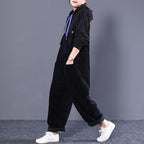 Women Loose Casual Corduroy Jumpsuit