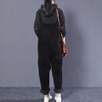 Women Loose Casual Corduroy Jumpsuit