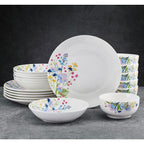 Flower Meadow 18 Piece Dinnerware Set, Service for 6