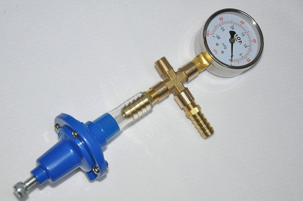 controlled twin piston oil-less vacuum pump 5.5cfm 3/4hp regulator/gauge hardware kit pressure control oil-free clean no oil mist