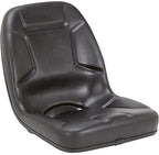 black talon highback kubota tractor seat - black, model number 530000bk