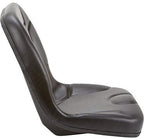 black talon highback kubota tractor seat - black, model number 530000bk