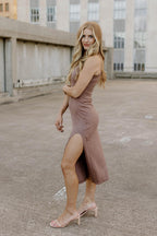 me acorn midi dress