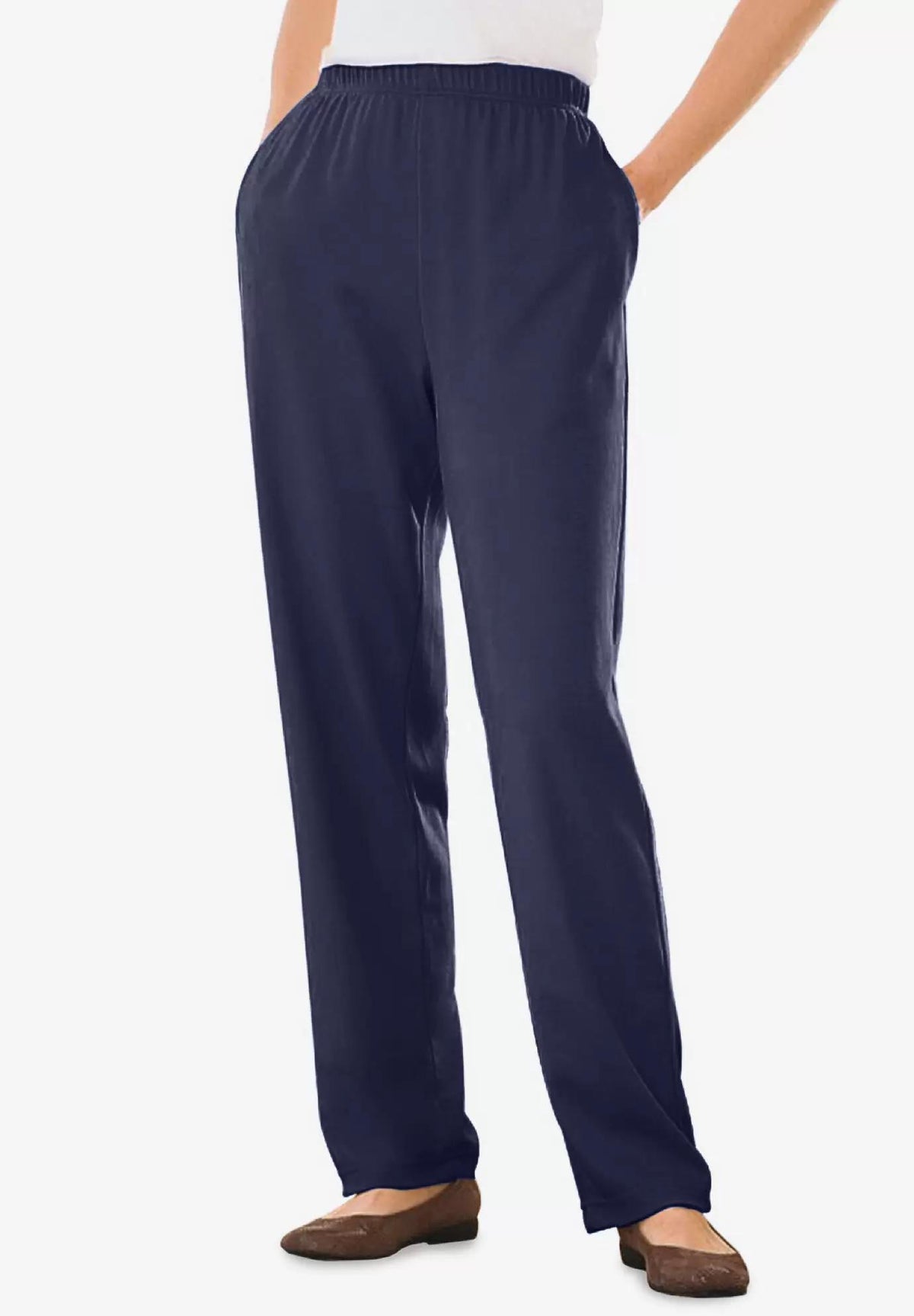 7-day knit straight leg pant