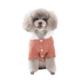 Walled Autumn and Winter Clothing Rabbit Velvet Cartoon Dog Clothes Small Dog Pomeranian Teddy Bear Thick Warm Hooded Cotton Coat Very Beautiful Clothes.