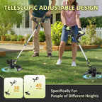 20V Cordless String Trimmer, Two 2.0Ah Battery Powered with Fast Charger, 12'' Grass Cutter with Auto Line Feed, 3-in-1 Electric Lawn Mower Grass Trimmer&amp;Edger Lawn Tool with 8 Lines for Yard, Garden