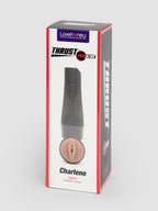 THRUST Pro Ultra Charlene Realistic Vagina Cup, Flesh Brown | Flesh Brown