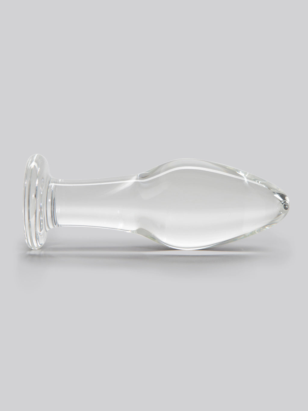 Lovehoney Pure Pleasure Sensual Glass Butt Plug, Clear