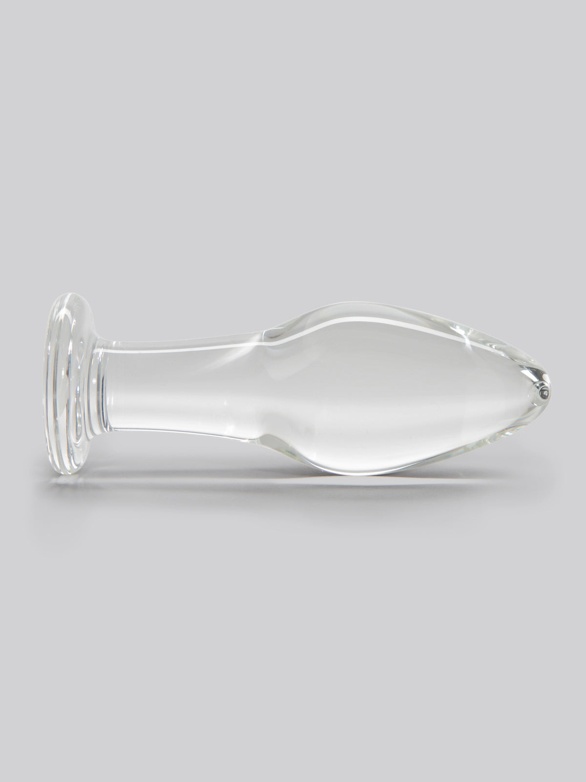 Lovehoney Pure Pleasure Sensual Glass Butt Plug, Clear