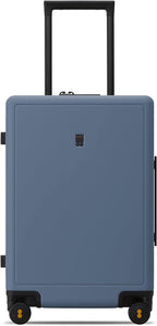 Elegance Carry On Suitcase, 20” Hardside Luggage with TSA Lock, Spinner Wheels - Blue Grey