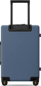 Elegance Carry On Suitcase, 20” Hardside Luggage with TSA Lock, Spinner Wheels - Blue Grey