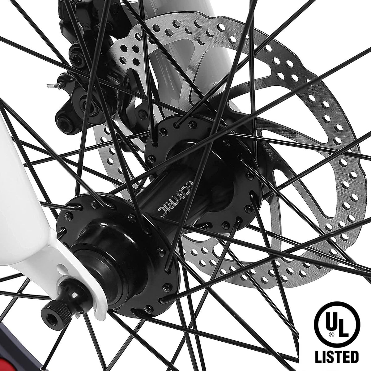 Electric Fat Tire Bicycle 20" X 4” Folding Bike 500W 12Ah 36V Lithium Battery Beach Mountain Snow Ebike Moped (UL Model)