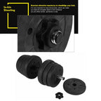Fitness Dumbbell Set,30KG 2 X Weights Dumbbell Set Gym Workout Fitness Biceps Exercise Training US