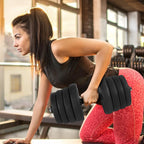 Fitness Dumbbell Set,30KG 2 X Weights Dumbbell Set Gym Workout Fitness Biceps Exercise Training US