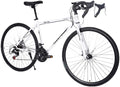 Begasso 26in s Aluminum Full Suspension Road Bike 3 Spoke Aluminum Wheels 21 Speed Disc Brakes, 700c