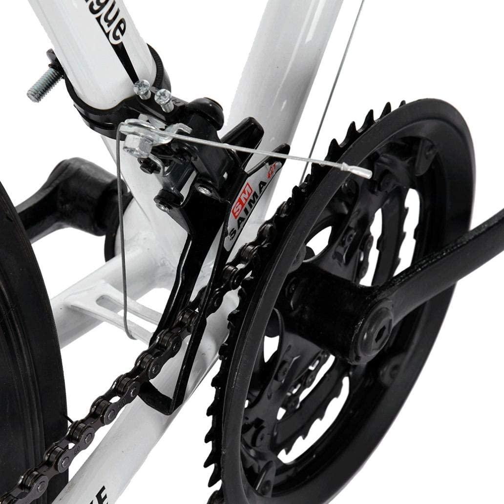 Begasso 26in s Aluminum Full Suspension Road Bike 3 Spoke Aluminum Wheels 21 Speed Disc Brakes, 700c