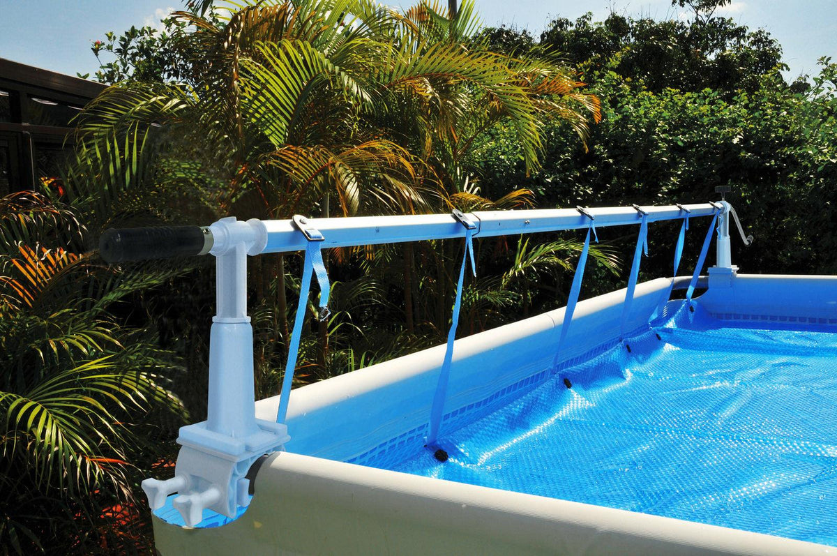 solaris cover reel for above-ground metal or ultra frame pools ~ various sizes