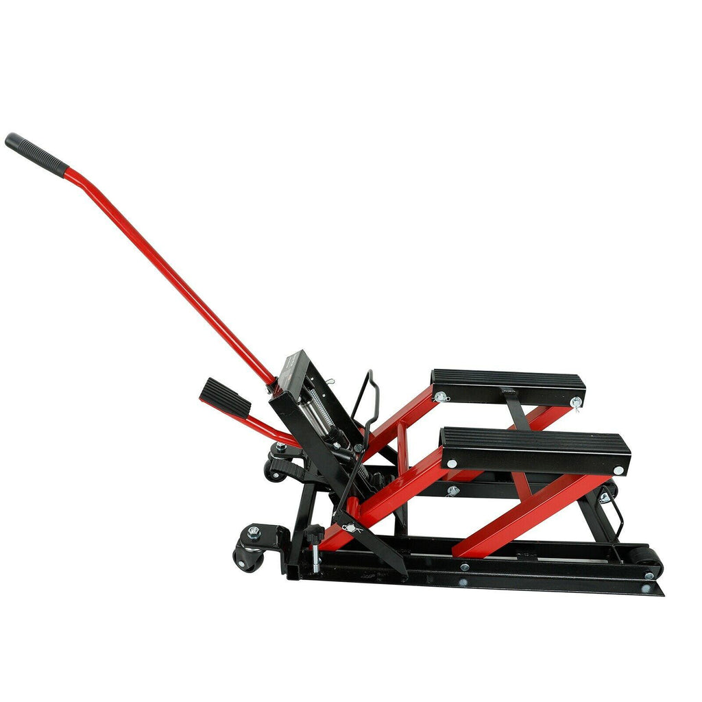 Motorcycle Scissor Jack with 1500LBS Load Capacity For ATV Dirt Bike