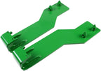 steel tractor loader quick tach weld on mounting brackets compatible with john deere tractor loaders(top pin fits 200, 300, and 400 series loaders,bottom pin fits 500 series loaders)