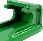steel tractor loader quick tach weld on mounting brackets compatible with john deere tractor loaders(top pin fits 200, 300, and 400 series loaders,bottom pin fits 500 series loaders)