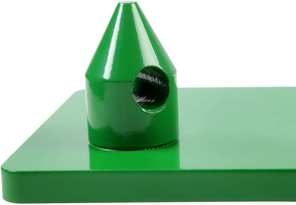 steel tractor loader quick tach weld on mounting brackets compatible with john deere tractor loaders(top pin fits 200, 300, and 400 series loaders,bottom pin fits 500 series loaders)