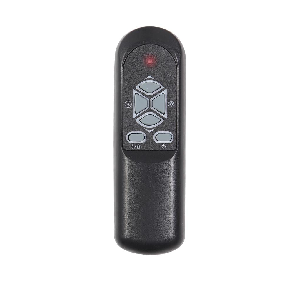 Portable Space Heater, 750W/1500W Small Infrared Heater w/ Remote, LED Display, 3 Working Modes, Safe Electric Heater for Home Office Bedroom with Overheat Protection, 11.58" x 9.72" x 12", Q6159