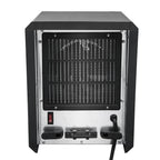Portable Space Heater, 750W/1500W Small Infrared Heater w/ Remote, LED Display, 3 Working Modes, Safe Electric Heater for Home Office Bedroom with Overheat Protection, 11.58" x 9.72" x 12", Q6153