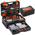 330-Piece Complete Homeowners Tool Box Set with Pull-Out Drawer | Durable Tool Kit, Versatile Home Repair Tool Kit for Auto & Household, DIY Projects