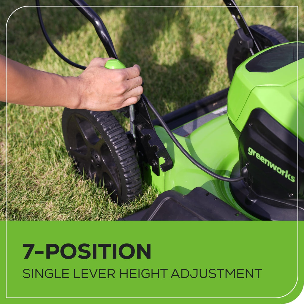 40V 19" Brushless Lawn Mower (High Wheel), 5.0Ah Battery