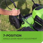 40V 19" Brushless Lawn Mower (High Wheel), 5.0Ah Battery