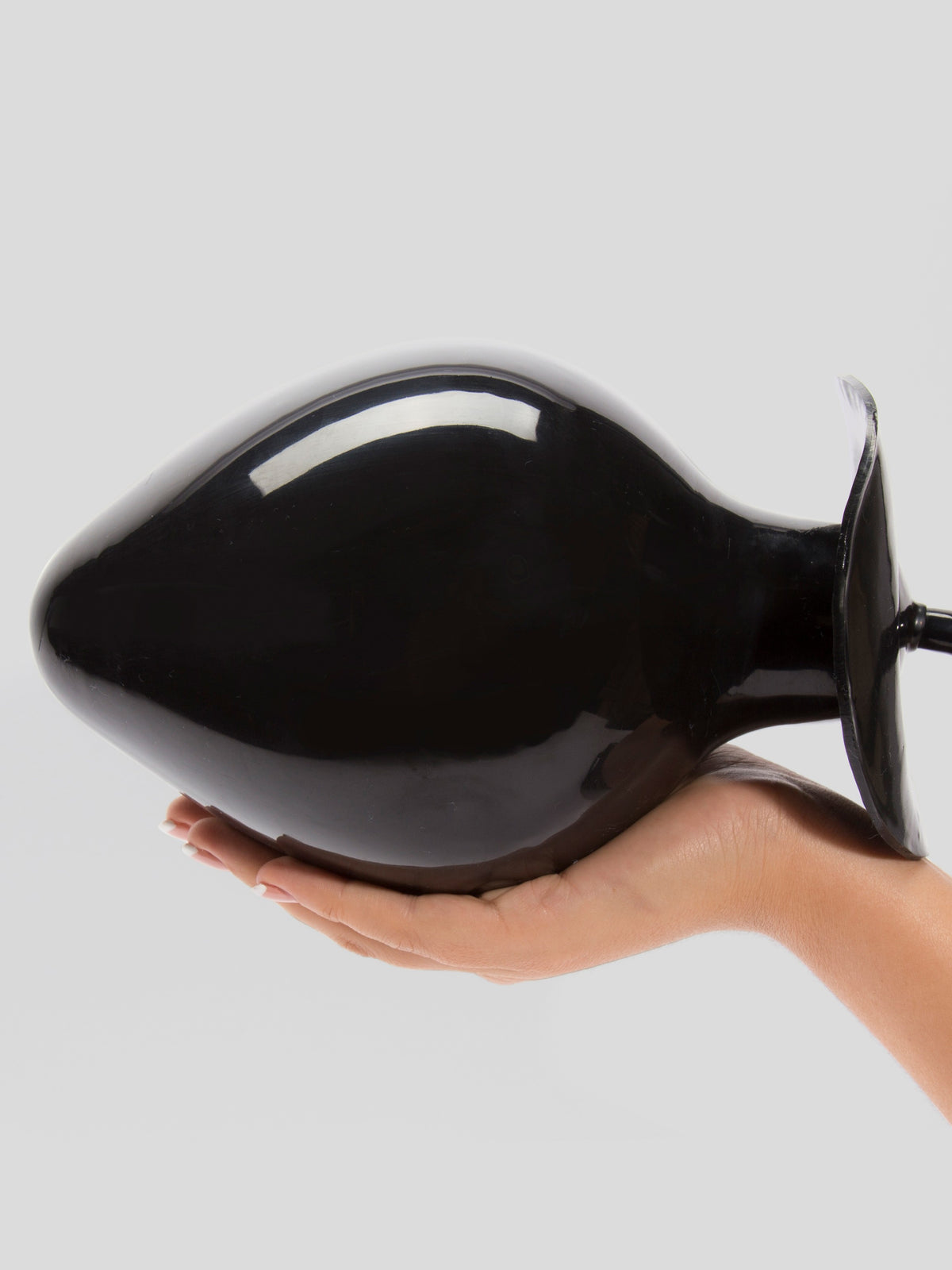 Cock Locker Ace of Spades Extra Large Inflatable Butt Plug 8 Inch, Black