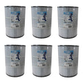 unicel 75 square feet spa sharp pleat replacement filter cartridge (6 pack)