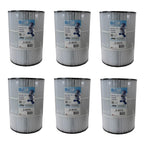 unicel 75 square feet spa sharp pleat replacement filter cartridge (6 pack)