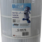 unicel 75 square feet spa sharp pleat replacement filter cartridge (6 pack)