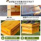 yyhj bee hive boxes 10 frames,bee box frame unassembled,wooden beekeeping house,honey beehive starter kit,dipped in 100% beeswax,beehives and supplies for beekeepers